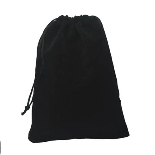 25pcs Black 3"x4” Jewelry Pouches Velvet Gift Bags 