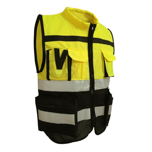 High Visibility Running Reflective Vest Security Equipment Night Work Top Safety 