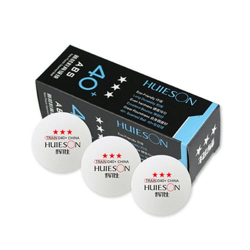 3Pcs 3-Star ABS Table Tennis Ball Ping Pong Balls for Competition Training 
