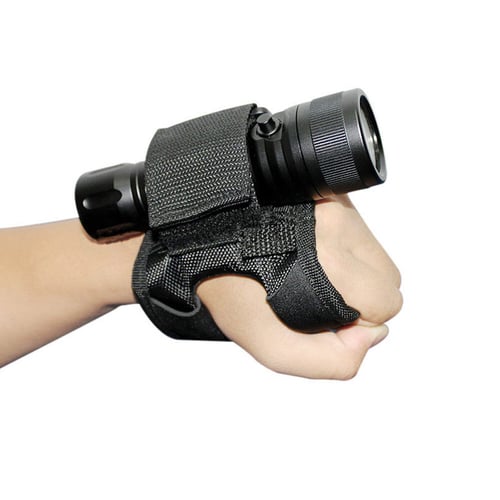 Underwater Scuba Dive Camping Torch Light Hand Free Holder Arm Hand Mount 