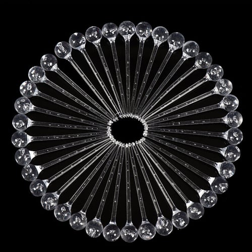 50PCS Acrylic Crystal Bead Pendant Wedding Xmas Patry Chandelier Curtain Decor 