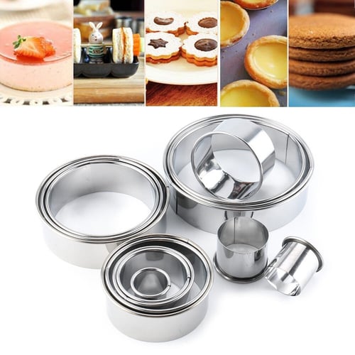 Stainless Steel Cookie Cutter Biscuit Mold Pastry Cake Decor Baking Mould Molds
