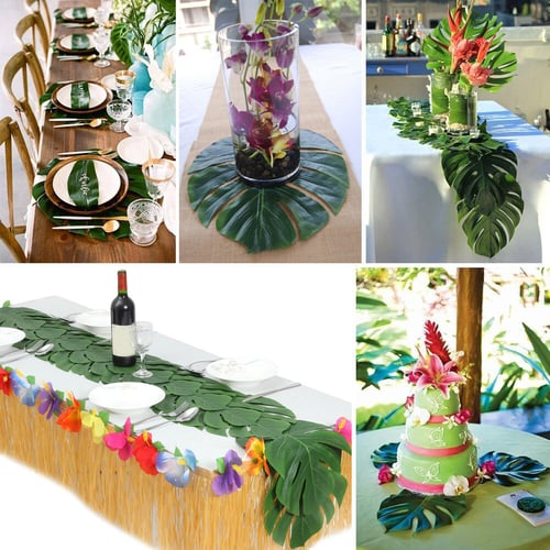 Hawaii Party Jungle Beach Table Decor, High End Table Decor
