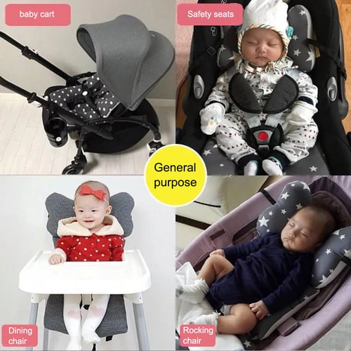 Tjh Baby Kids Soft Car Seat Stroller, Baby Car Seat Support Cushion