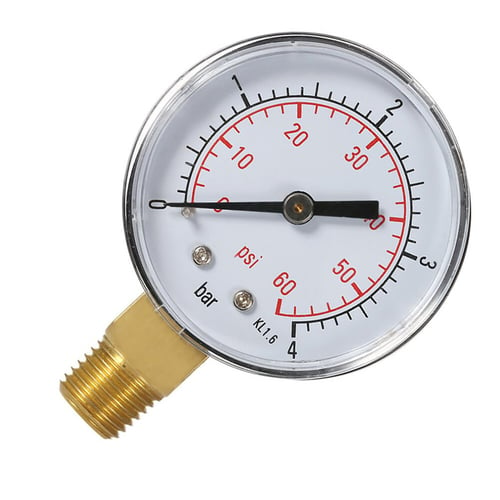 Practical Pool Spa Filter Water Pressure Gauge Mini 0-60 PSI 0-4 Bar TS-50 