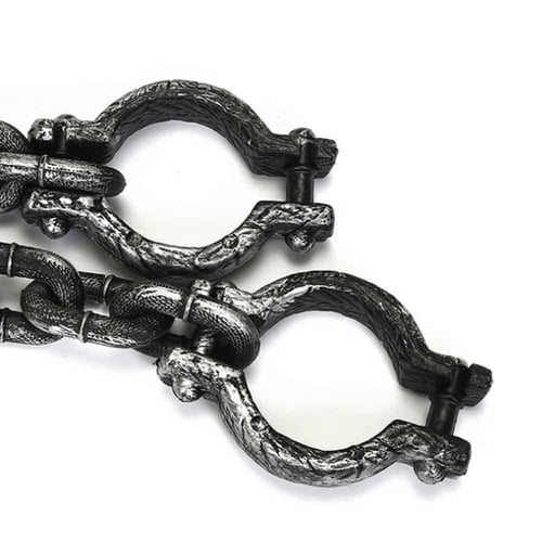 WRIST SHACKLES GIMMICK NOVELTY COSTUME PARTY FANCY DRESS STAGE PROP SHOWS 