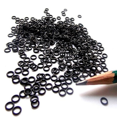 100XHunting Rubber O Ring Black Washer Flights Darts Arrow Tips Accessories Nice 