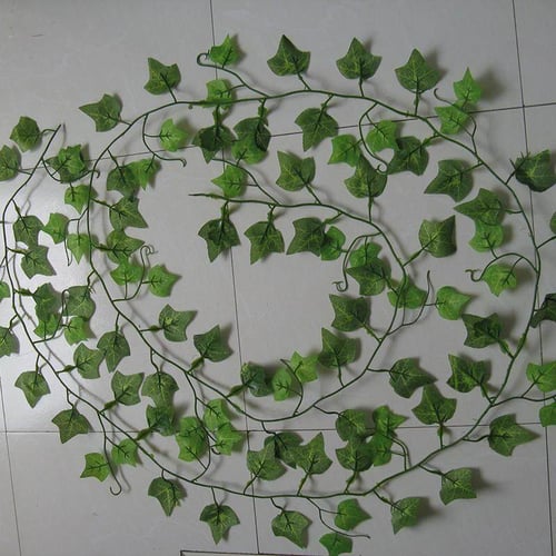 12Pcs Artificial Grape Ivy Leaf Garland Plant Vine Fake Foliage Fashion Decor