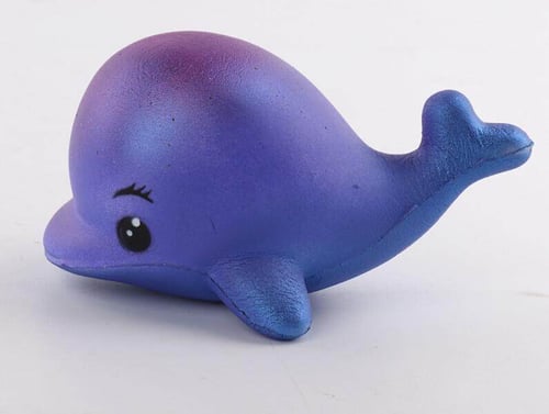 Kawaii Jumbo Dolphin Squishy Charm Slow Rising Squeeze Simulation Kids Toys 2018 