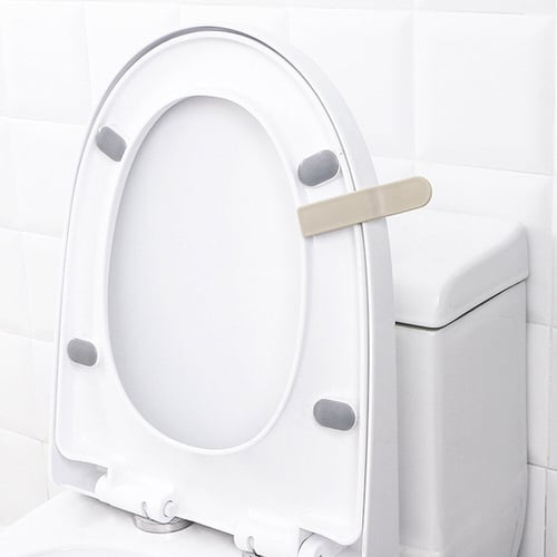 3PCS Cute Home Toilet Seat Lifting Lid Opener Avoid Touching Clean Handle Lifter 