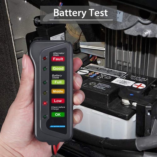 12V LED Load Tester Alternator Analyzer Car Battery Diagnostic Tool Auto Scanner 