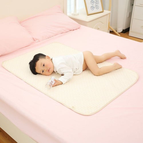 Cotton Baby Infant Diaper Nappy Urine Mat Waterproof Bedding Changing Cover 0U 
