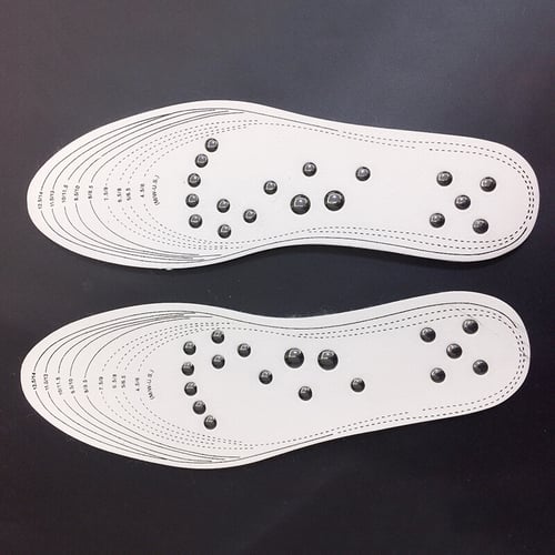 2018 New Weight Loss Acupressure Slimming Insoles Foot Massager Magnetic Therapy 
