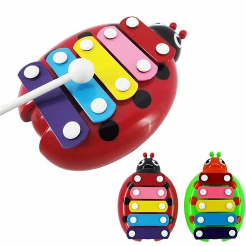 5-Note Xylophone Musical For Baby Kids Girls Boy Toy Development Toys Beetle TP 