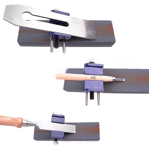 Honing Guide f/ Sharpening Sharpener Wood Chisel  Plane Iron Blade Random Color 