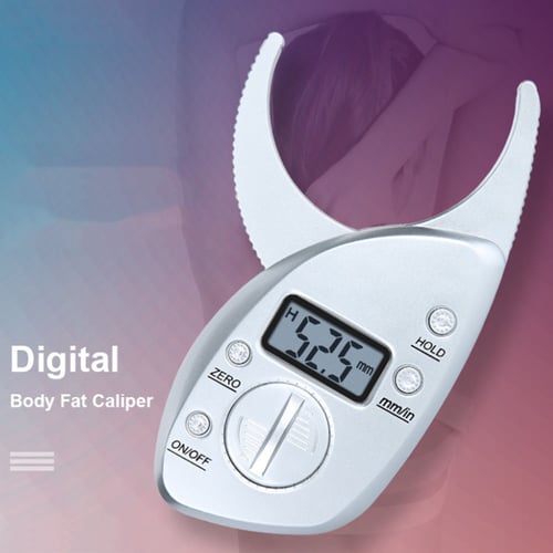 Digital Fitness Muscle Tester Caliper Body Fat Monitor Measurement Moniter 
