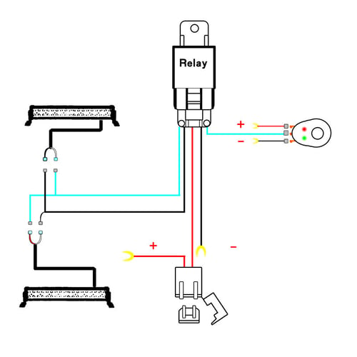 Led Light Bar Wiring Harness Kit Switch