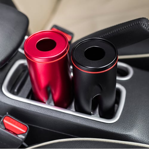 For Lexus Car round tissue tube， Removable Aluminum Alloy Tissue Cylinder Tissue Tube Box Refillable for Car House Office Use Color : C 
