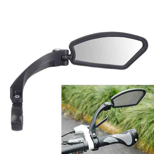 MTB Bicycle Bike Cycling Flexible Adjustable Handlebar Rearview Mirror Safety 