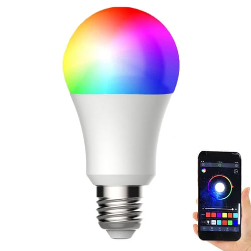 WiFi RGB Smart LED Light Bulb for Apps by iOS Android Amazon Alexa Google Home# 