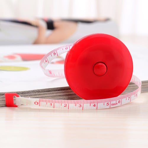 6 Pack 60-Inch 1.5 Meter Soft and Retractable Tape Body Tailor Sewing Craft Cloth Dieting Measuring Tape Meter Tape Measure 