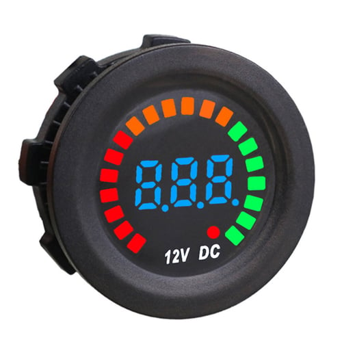 12V Digital LED Display Voltmeter Voltage Gauge Car Motorcycle Panel Meter 
