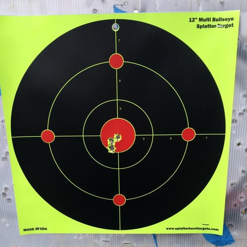 Round Paper Bullseye Dot Target Adhesive Sticker For Gun Practice Range Shooting 