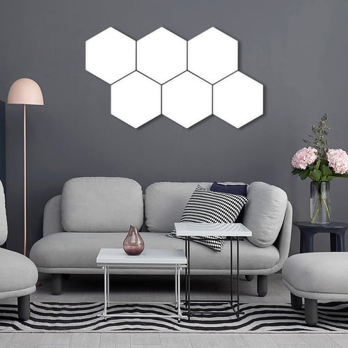 Modular Touch Sensitive Wall Light Creative Hexagonal Magnetic Tiles Design Lamp 