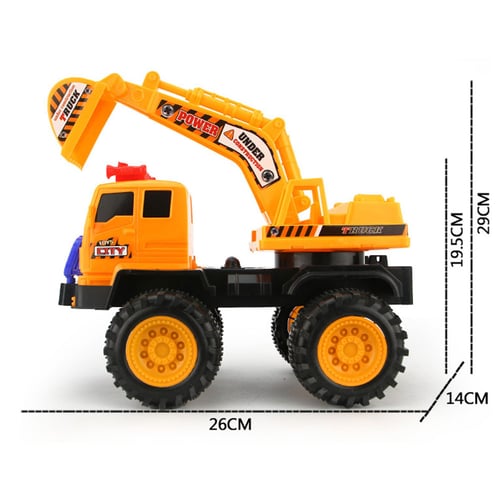 Simulation Engineering Car Excavator Model Tractor Dump Truck Model Toy Kid Gift