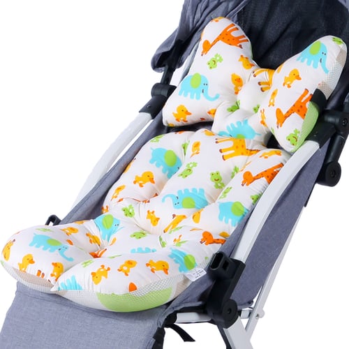 Infant baby soft stroller car seat pillow cushion head body support pad mat 
