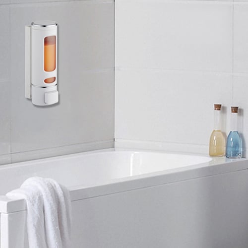 Double 400ml Soap Dispenser Wall Mount, Soap Dispenser Bathtub