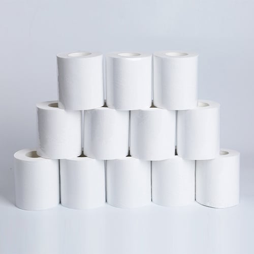 10Rolls Paper Towels-Toilet Bathroom Kitchen Household 3Ply Soft Skin Friendly 