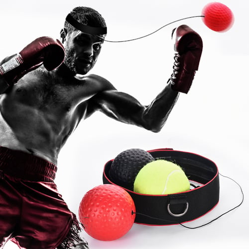 Hanging Boxing Punch Ball Reflex Speed Training Strike Home Workout Exercise Gym 