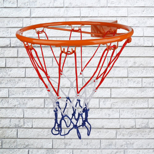 Metal Hanging Basketball Wall Mounted Goal Hoop Rim Nets Sport Netting Indoor. 