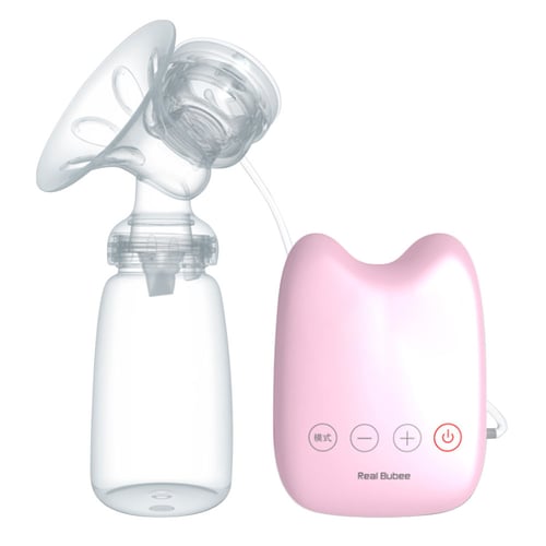 RealBubee Powerful Double Feeding Advanced Breast Pump with Milk Bottle USB 