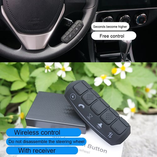 Universal Wireless Car Steering Wheel Button Key Remote Control for Stereo GPS 
