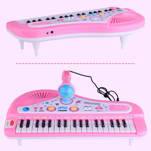 Kids Electronic Keyboard Organ Piano With 37 Keys Microphone Musical Toy XmaGift 