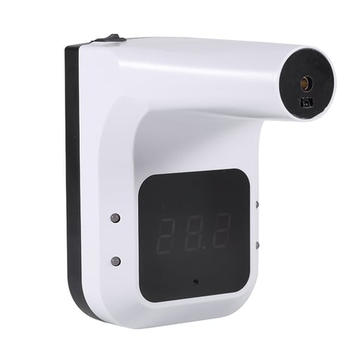 Non-Contact LED Digital Infrared Forehead Thermometer with Fever Alarm and 0.1S Rapid Temperature Measurement Shops Schools Suitable for Offices Factories 1 Wall-Mounted Infrared Thermometer Non-Contact LED Digital Infrared Forehead Thermometer with Fever Alarm and 0.1S Rapid Temperature Measurement Shops Schools Suitable for Offices Factories 1 Wall-Mounted Infrared Thermometer