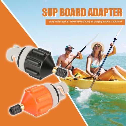 Sup Pump Adapter Inflatable Kayak Boat Air Valve Adaptor Paddle Board For Canoe 