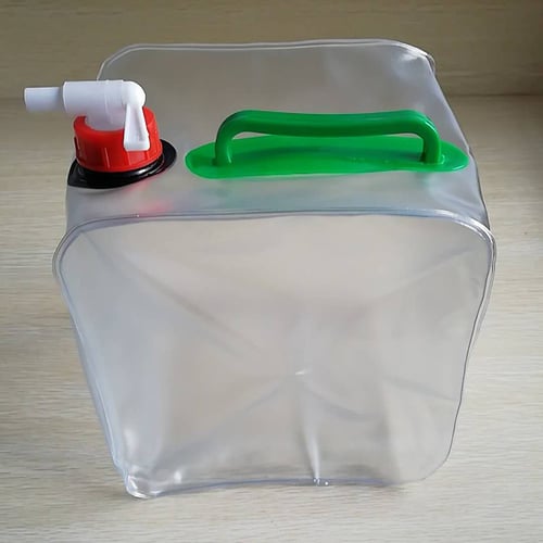 Outdoor Water Container Collapsible Bag Camping Hiking Portable Storage Carrier