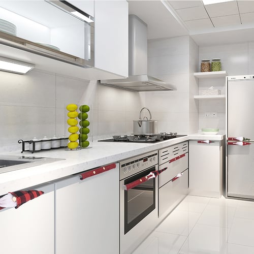 8pcs Refrigerator Handle, Kitchen Cabinet Door Knob Covers