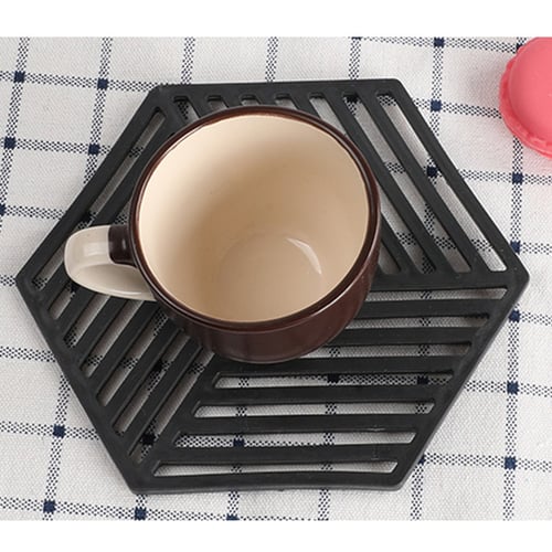 Durable Kitchen Silicone Drink Coaster Replacemat Pad Holder Coffee Tea Cup Mat 