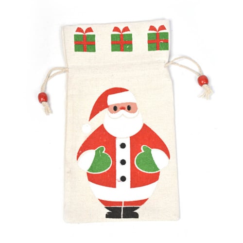 2020 NEW Red Christmas Santa Claus Party Gift Drawstring Packing Stocking Bags 