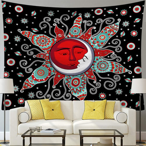Indian Mandala Tapestry Wall Hanging Bedspread Boho Ethnic Art Blanket Throw Mat 
