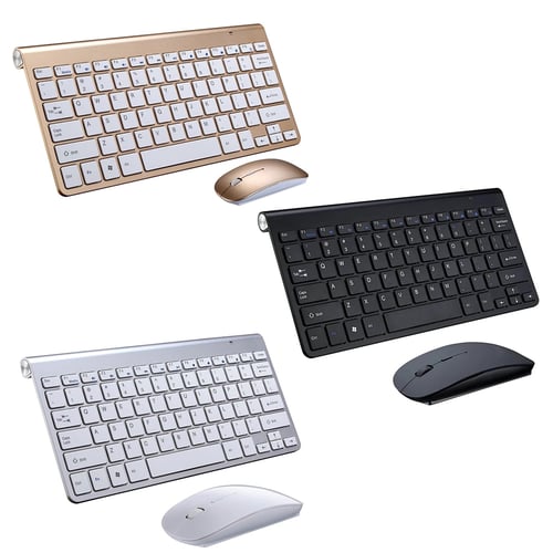 Office Household Mouse Combo Desktop Keyboard for Computer 2.4Ghz Wireless Keyboard for Laptop for PC Computer Game 78 Key Keyboard