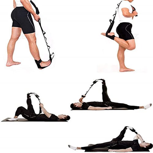 Yoga Ligament Stretching Belt Foot Drop Strap Leg Training Foot Correct Ankle UK 