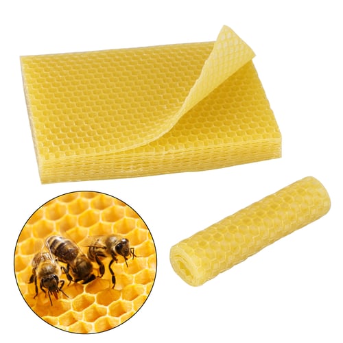 Honeycomb Wax Frames Beekeeper Beekeeping Foundation Bee Hive Portable