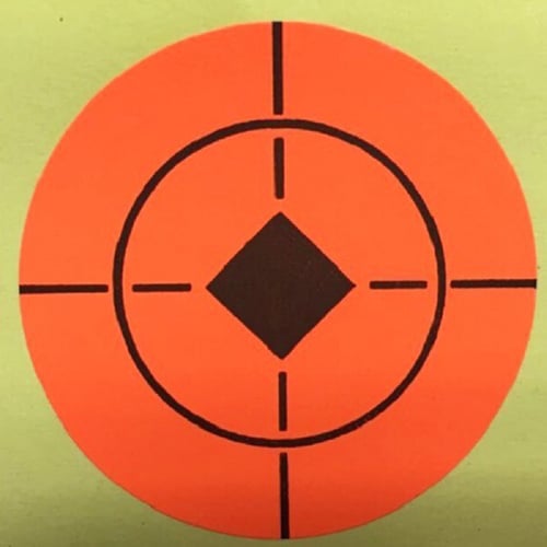 250pcs Florescent Orange Paper Target Stickers for Shooting Hunting Practice 