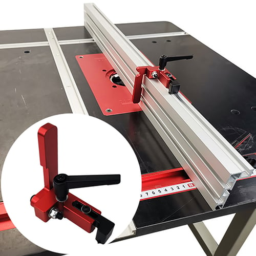 Aluminium Alloy T-Tracks Manual Woodworking Chute Table Tools Miter Track Stop