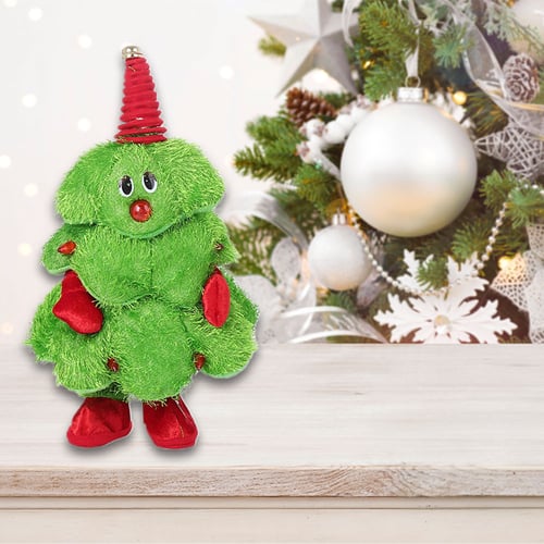 Plush Animated Stuffed Animal Toy Singing Dancing Light Up Christmas Collectible 